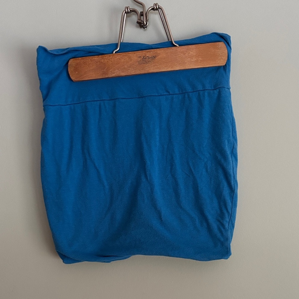 Unbranded Vtg Vintage Y2K Soft Comfy Light Blue Mini Skirt Women’s Size S Small